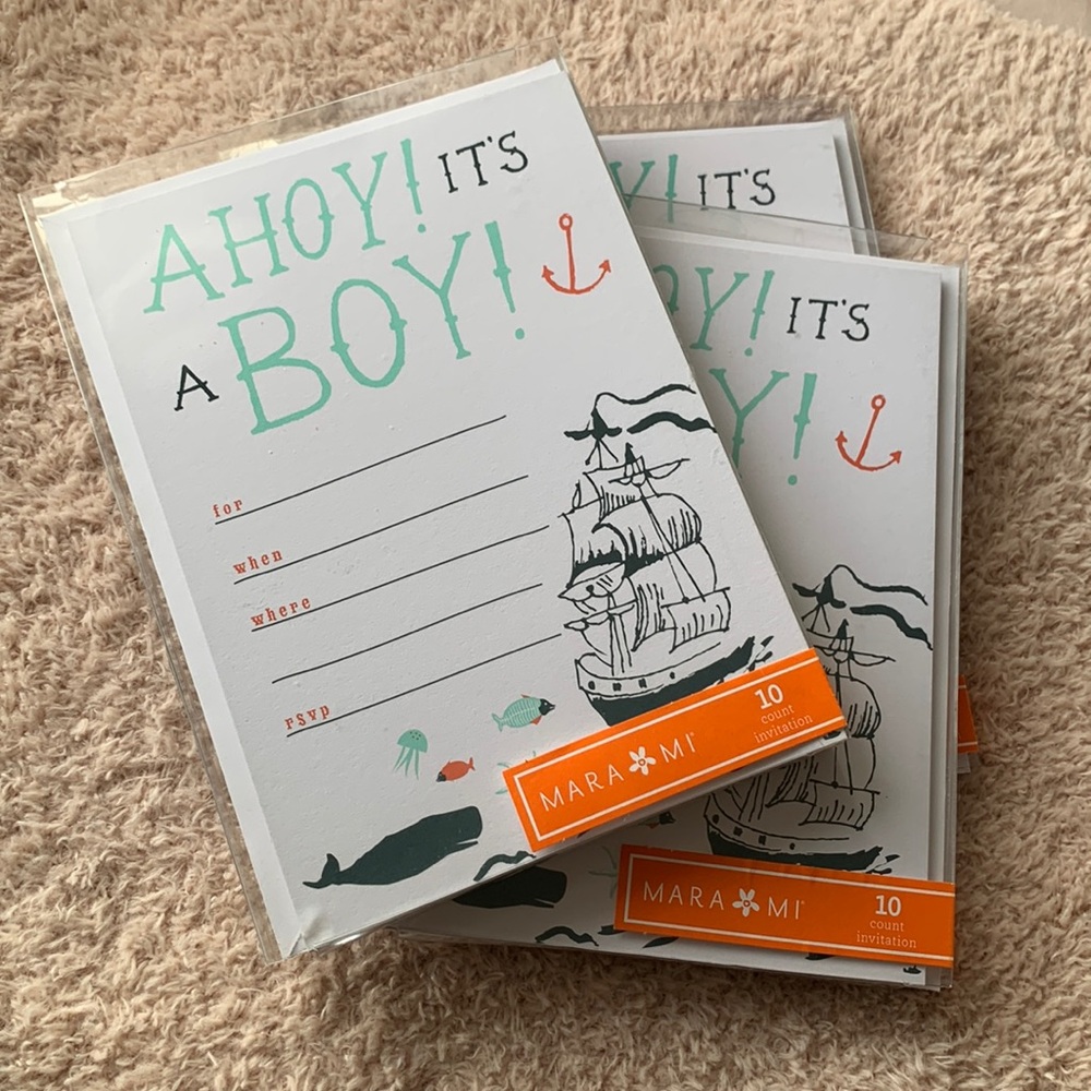 Mara•Mi “Ahoy It’s a Boy” Baby Shower Invitations